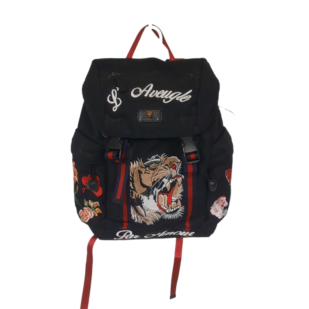 Gucci Techno Canvas Unisex Backpack